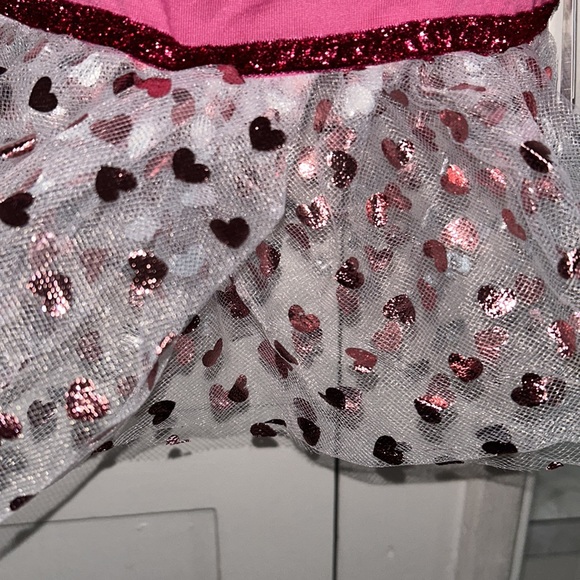 Wagatude Size Medium Mommy’s Sweetheart Dress! Tulle bottom with 🩷s! Valentine - Picture 3 of 8